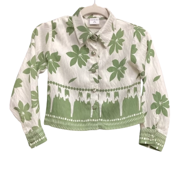 Tiny Girl Kids  Size 28 Jacket Off White / Olive 