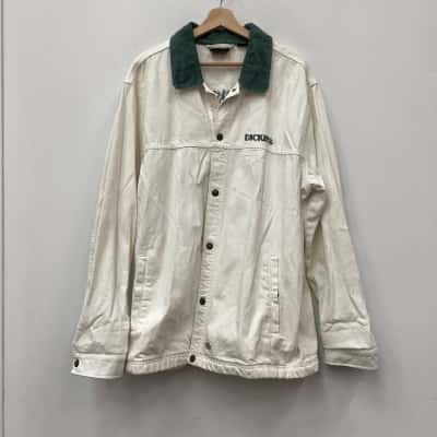 Dickies Mens Jacket Off White Size XXL