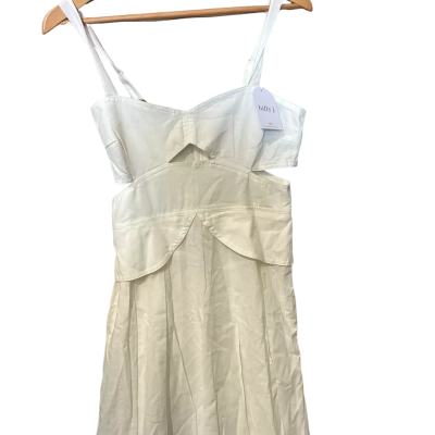Billy J Womens  Size 8 Midi Dress White 