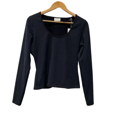  Womens stylerunner  Size L Long Sleeve Top Black  