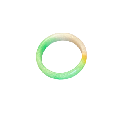 Women’s natural jade three coloured bracelet 