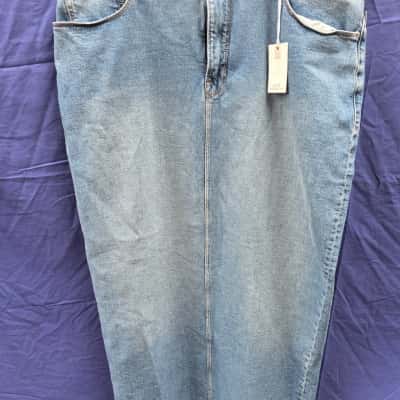 Good American Womens  Size 20 Denim Skirt / Maxi Skirt Blue 