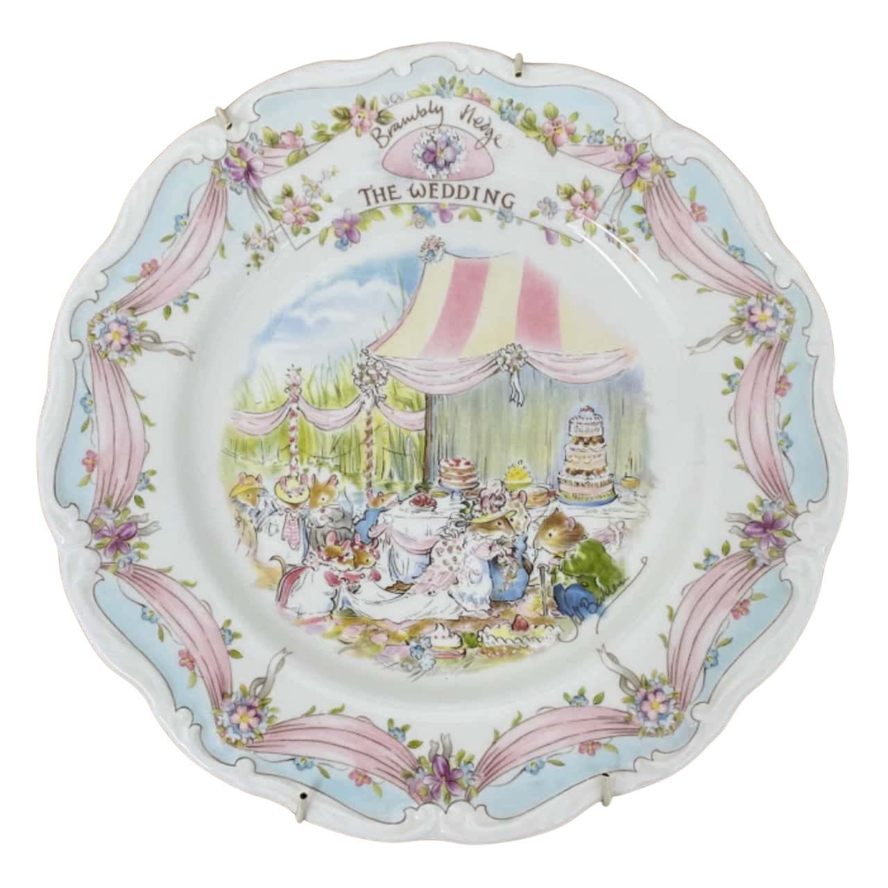 Royal Doulton Jill Barklem Brambly Hedge The Wedding Plate(s