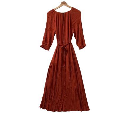 David Lawrence Womens  Size 6 Casual Dress Burnt Orange A