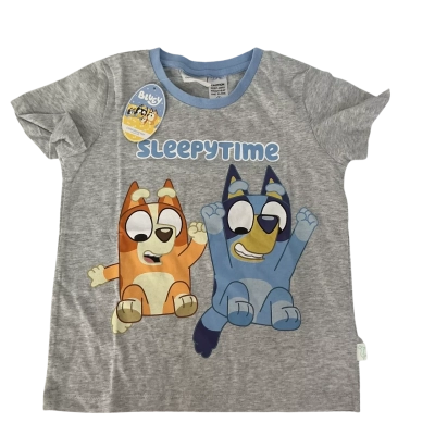 Peter Alexander Bluey Sleepytime Kids  Size 5 Top Animal print / Grey 