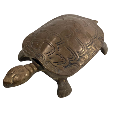 Solid Brass Turtle Trinket box o