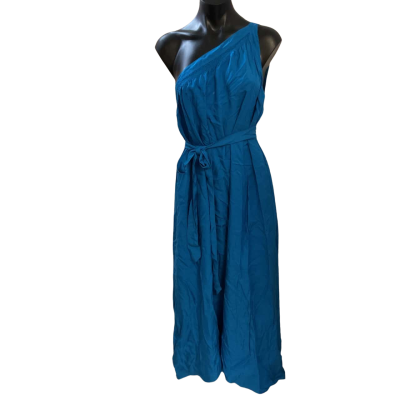 Witchery Womens  Size 14 Off The Shoulder Dress Blue 