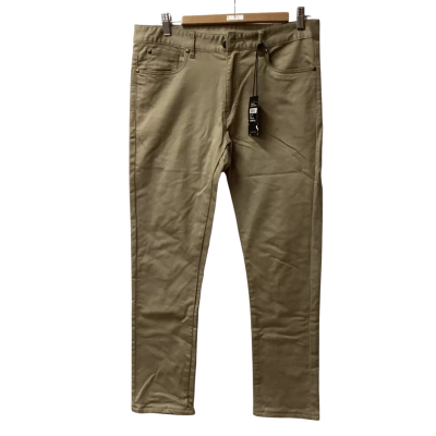 Tarocash Mens  Size 32 Slim fit Pants Beige C