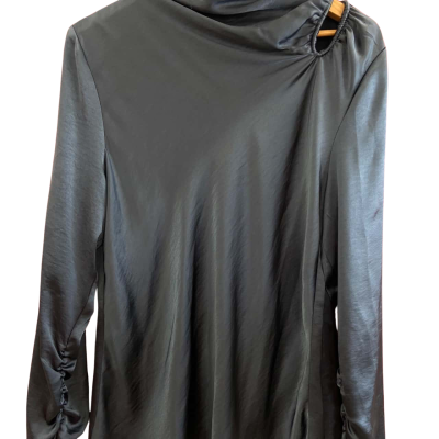 Wayne Cooper Womens  Size 14 Long Sleeve Top Turquoise 