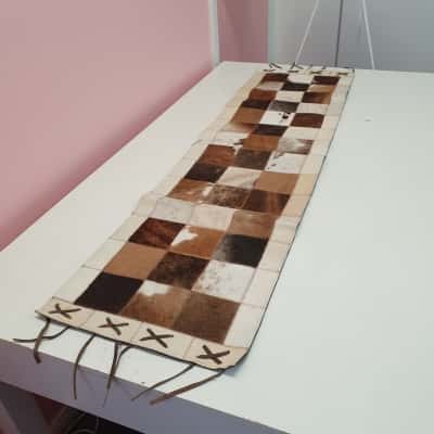 Cowhide Table Runner 40cm x 180cm