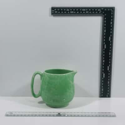 Green Pitcher Pourer Jug England Vintage 
