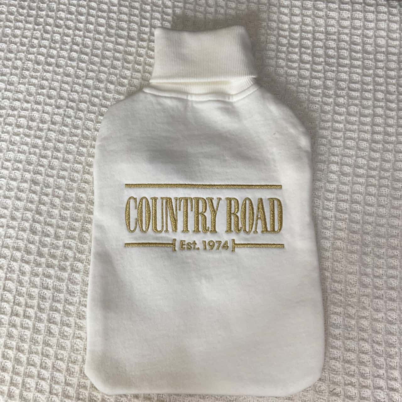 BNWT Country Road Home Hot Water Bottle Cover White(s)