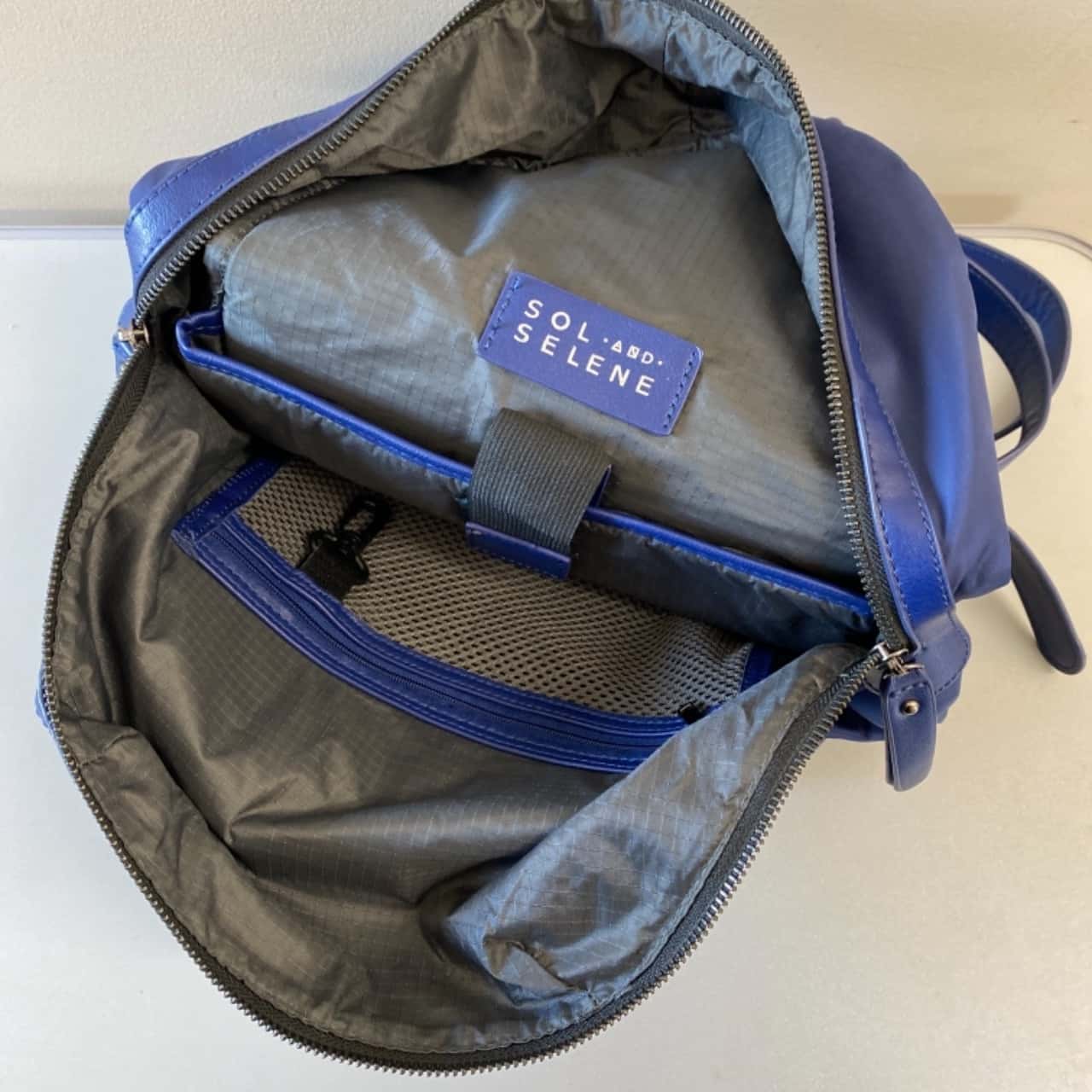 Sol And Selene Carpe Diem Navy Backpack(s) - Used Very Good  display picture 1