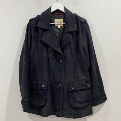 Jag Womens  Size 14 Winter Coat Black  / Grey 