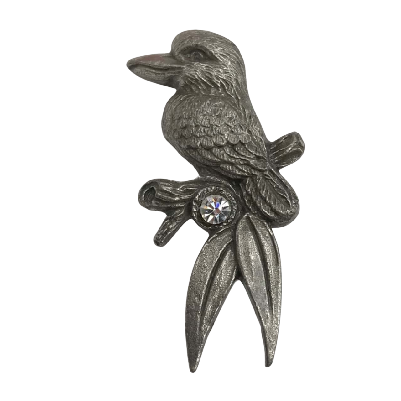 Hoardersworld Kingfisher Pin Badge in Fine English Pewter, Handmade