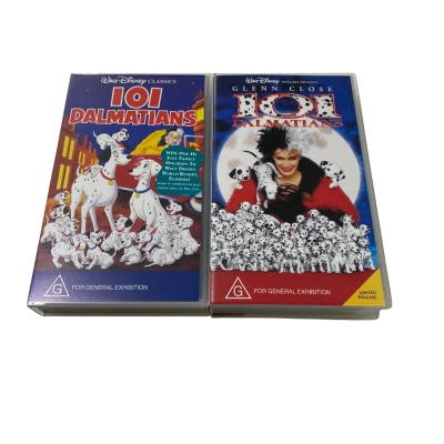 101 Dalmatian’s VHS Set