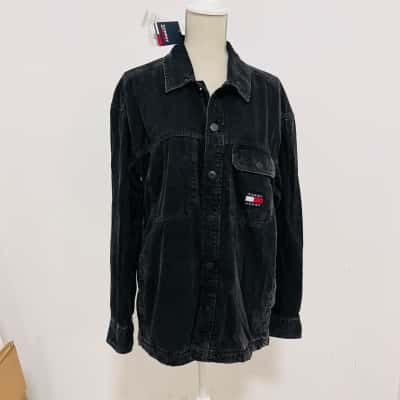 Tommy Jeans Mens  Size M Denim Jacket Black  