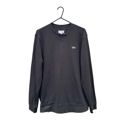 Mens Lacoste Sport Size L Crew Neck Jumper Black  