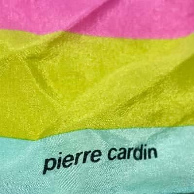 Vintage Pierre Cardin Multi-coloured Scarf-just Beautiful