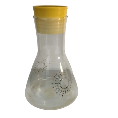 Vintage Pyrex Atomic Sunburst Carafe Approx 23cm high to spout