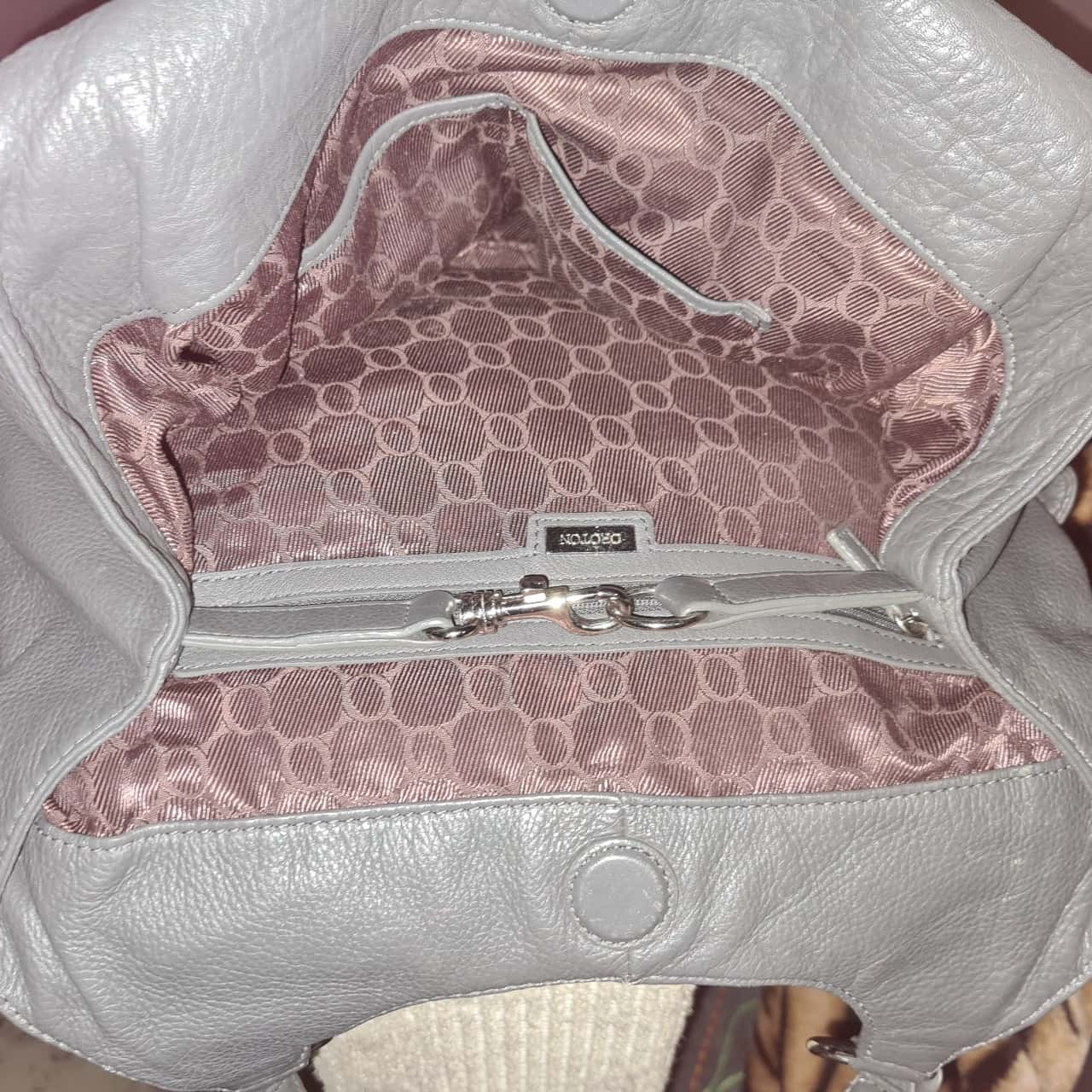 Oroton Womens Handbag Grey (s)