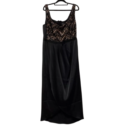 BNWT City Chic Womens Sequin Bodice Dress Size XS Black RRP$169.95
