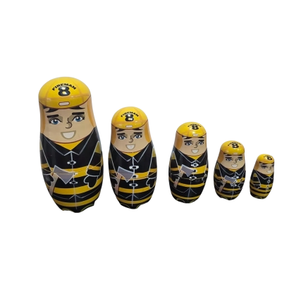 Babushka Dolls Set Fireman(s)