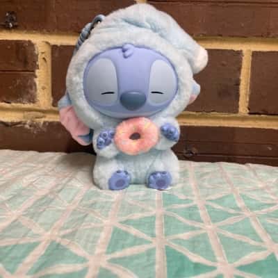 Miniso Stitch ‘Eat Something Before Sleep’ Plush