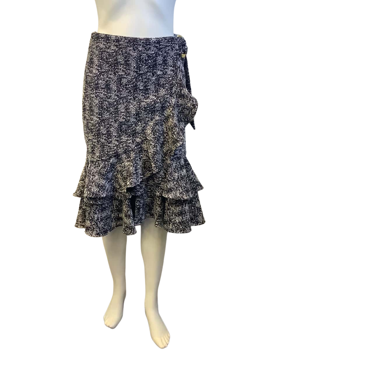 Brand New Rebecca Vallance Womens Size S Agosta Frill Skirt Black