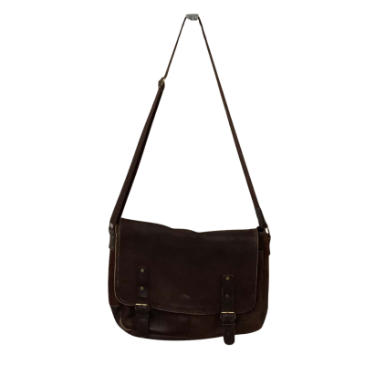 Enzo Rossi - Leather Saddle Bag 