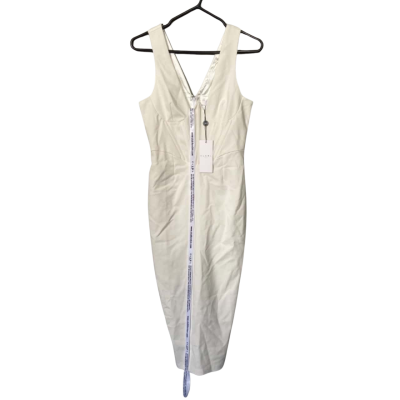 Club London Dress White  Womens  Size 8 