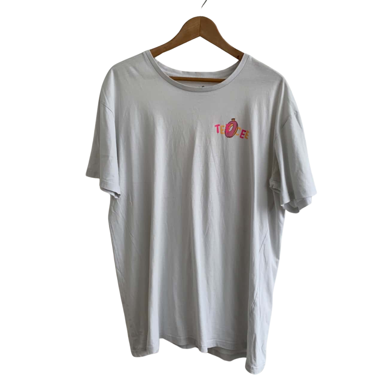 Tee Cee x Silly Pear XL White Graphic Tee(s)