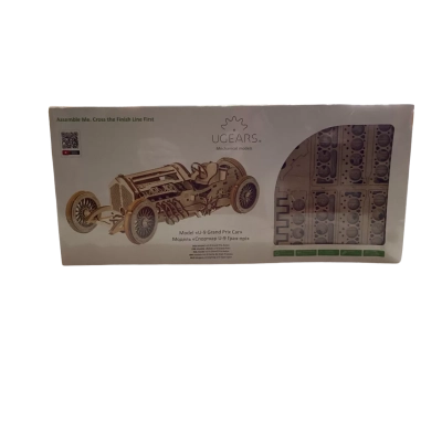 Ugears Grand Prix cat model