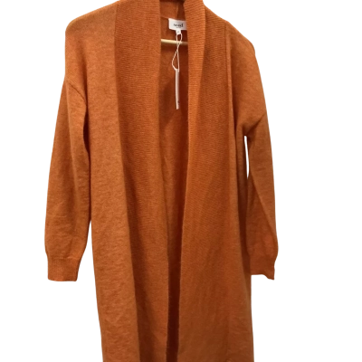 Seed Heritage Womens  Size XS Longline Cardigan Orange 