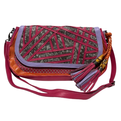 Spencer & Rutherford Womens Handbag Multicoloured / Orange / Pink  / Purple 