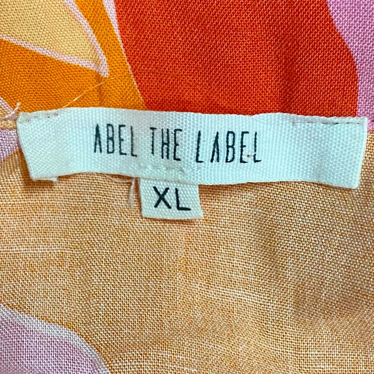 Abel the Label Womens Size XL Short Sleeve Dress Orange / Pink (s) - Used  Very Good | Salvos Stores