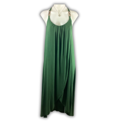 Crossroads- Maxi Dress Sage Green (Size 16)