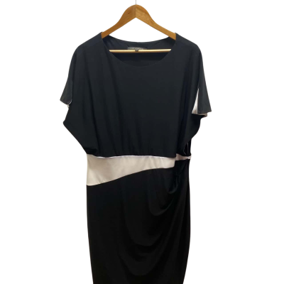 Liz Jordan Womens  Size 16 Black  / White Dress 