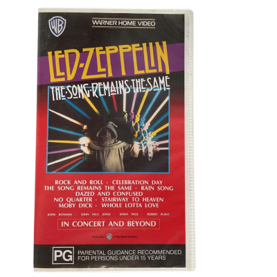 Led Zeppelin - The Song Remains The Same - Vintage VHS