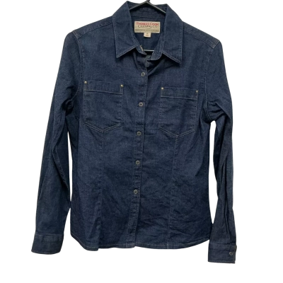 Thomas Cook Womens  Size 10 Denim Top Blue 