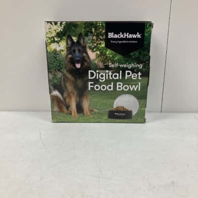 Black Hawk Self-Weighing Digital Pet Food Bowl 