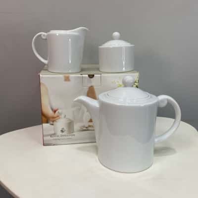Royal Doulton  2007 Just White tea service set