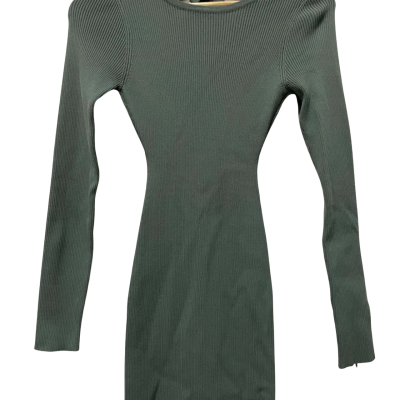 Perfect Stranger Womens  Size 8 Long Sleeve Dress Sage