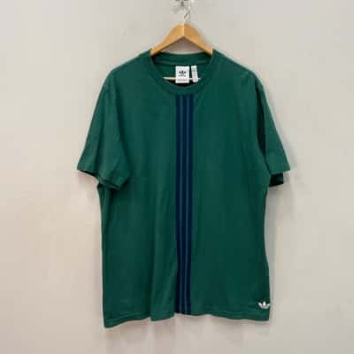 Adidas Mens  Size XL Blue / Green 