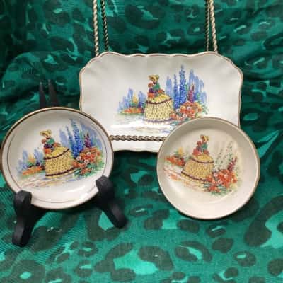 Vintage Lancaster & Sanland Trinket Dishes (3)