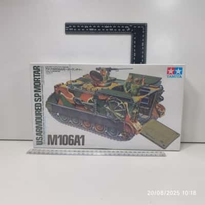 US Armoured SP Mortar M106A1 Model Sealed As New PreOwned Tamiya 