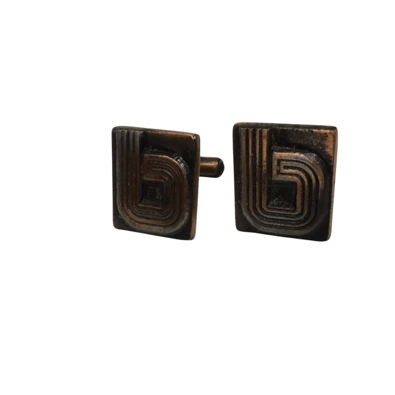 Vintage Bronze Coloured Cufflinks