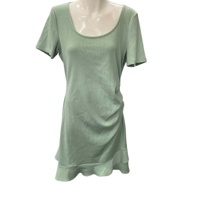 Forever New Womens  Size 16 Short Sleeve Dress  Green 