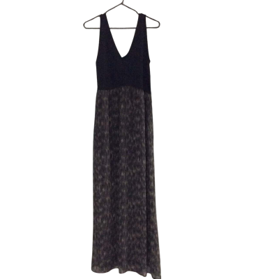 Jeanswest Womens Size 16 Maxi Dress Animal print / Black  
