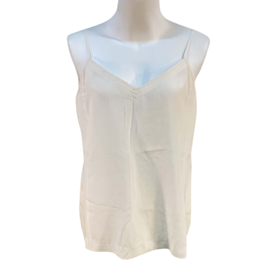 Trenery Womens Size S Silk Cami Off White 